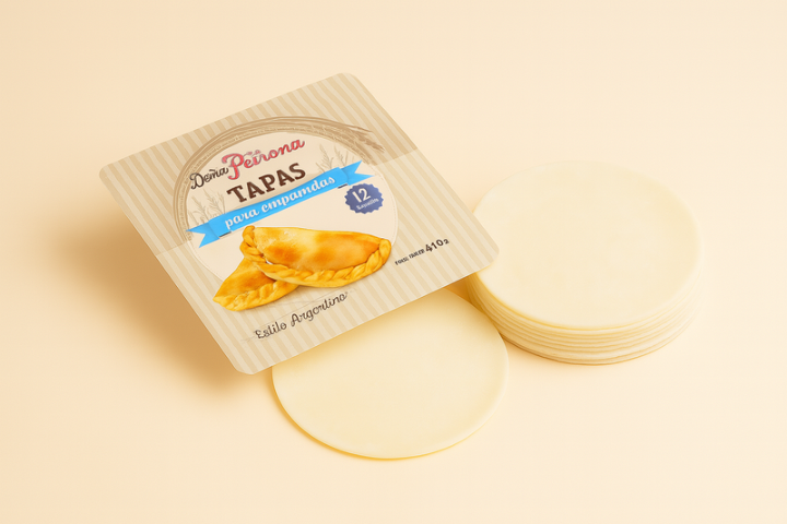 Frozen Empanada Dough Discs - 12 pieces 