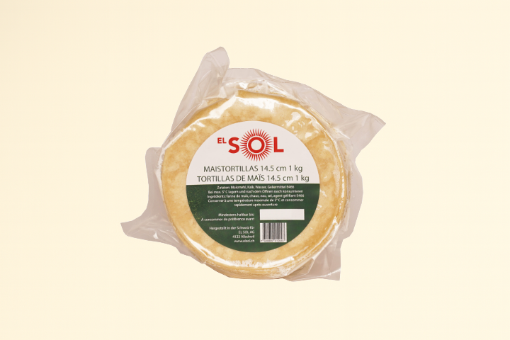 El Sol Corn Tortillas – 14.5 cm – 1 kg