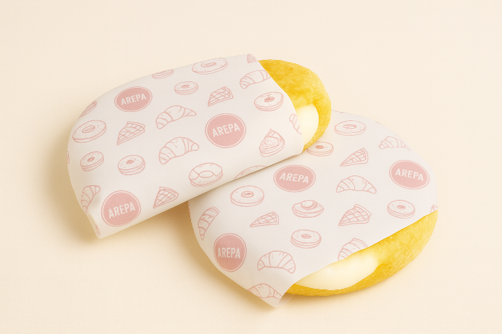 Mozzarella-filled arepas (2 pieces)