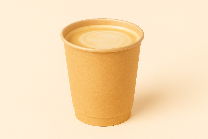 Peruvian coffee with milk (machine-brewed)