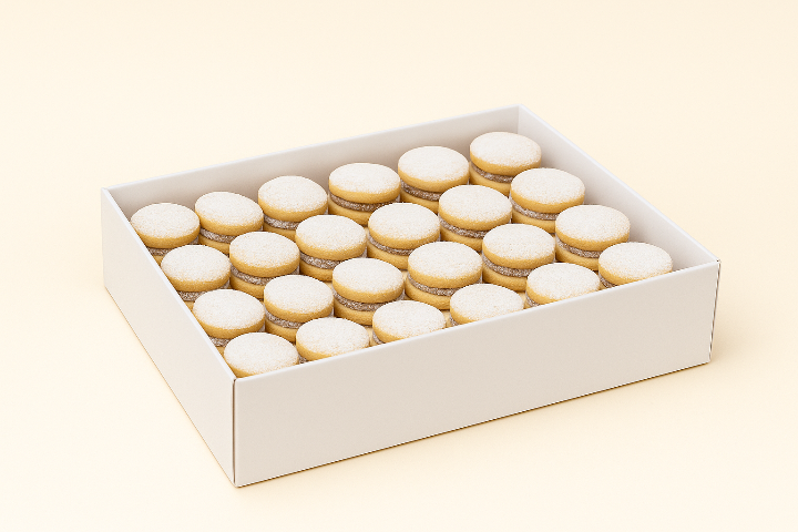 Alfajores fieles with dulce de leche – Box of 30