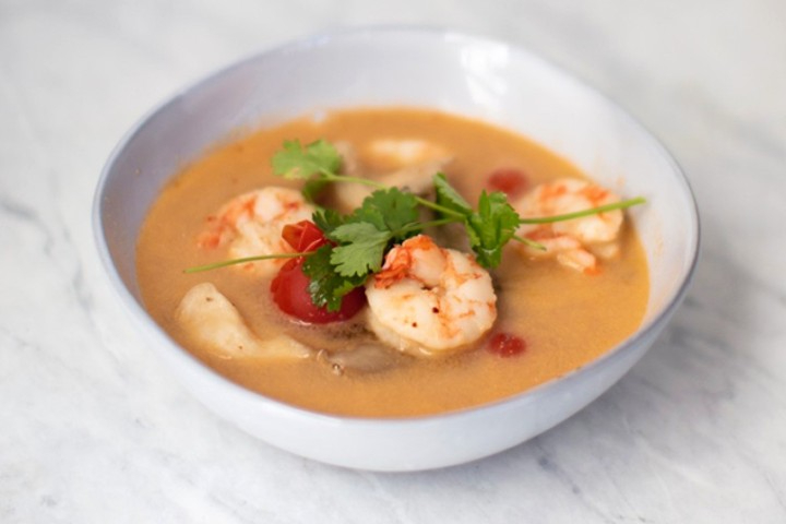 19. Sour Prawn Soup 🍲🍤 - KIN-D Thai Take Away