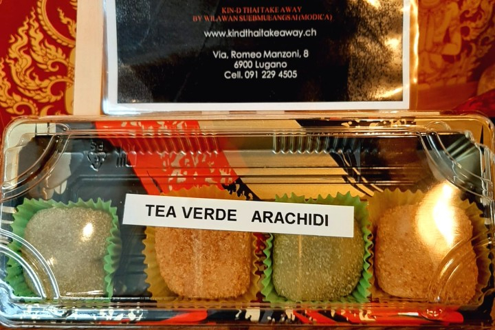 32. Mochi Green Tea and Peanuts 💚 - KIN-D Thai Take Away