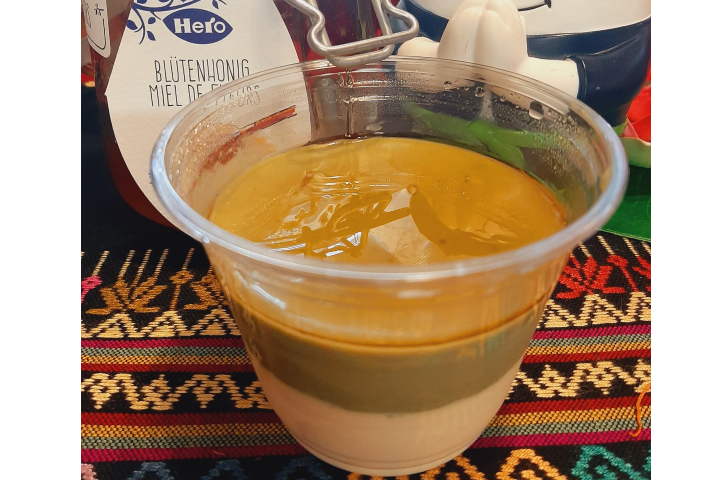 36. Panna cotta al the matcha e miele 💛 - KIN-D Thai Take Away