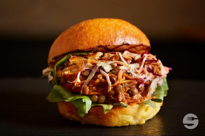 BBQ Veggie Sandwich - SMOK'ED