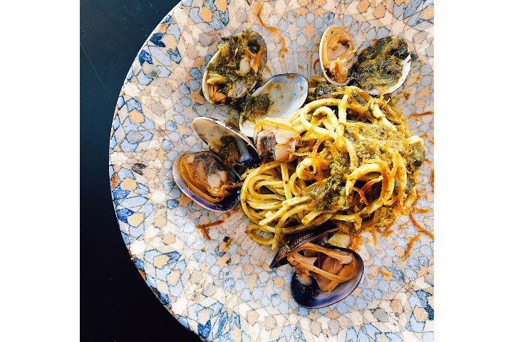 Tagliolini with Clams - Odeon Cafè