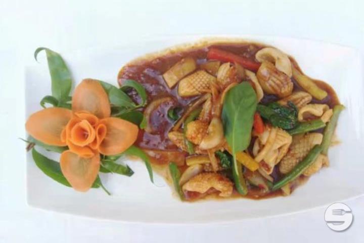 734. Calamars au Basilic - Chef Lin