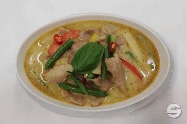 432. Porc au Curry Vert - Chef Lin