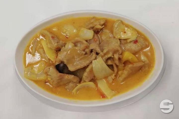 433. Porc au Curry Jaune - Chef Lin