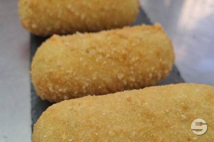 Potato Croquette Stuffed with Friarielli and Sausage - Il Kubo