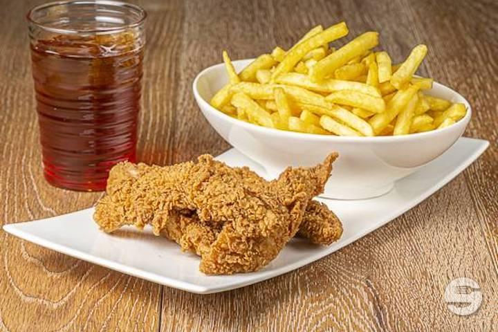 Filets de Poulet Croustillants avec Frites - Safran Food