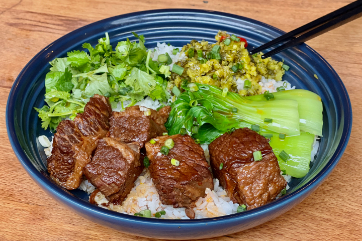 Braised beef with rice - Le Cuisine