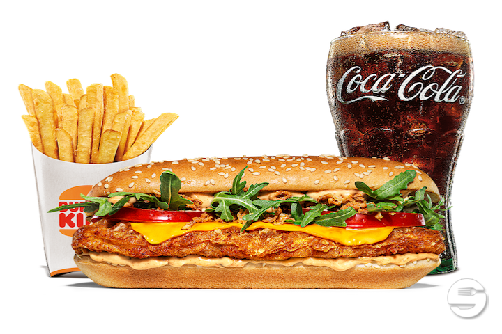 Long Cajun Veggie Menu - Burger King