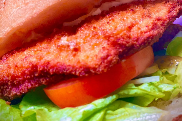 Chicken Burger Menü - Schmiede Restaurant Oberi