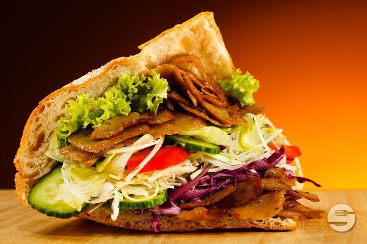 Kebab im Taschenbrot - Schmiede Restaurant Oberi