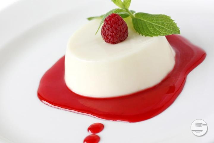 Pannacotta Hausgemacht - Schmiede Restaurant Oberi