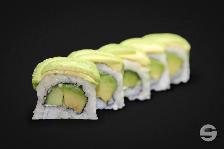Rainbow Rolls Cucumber, Cheese & Avocado - Ajito Sushi