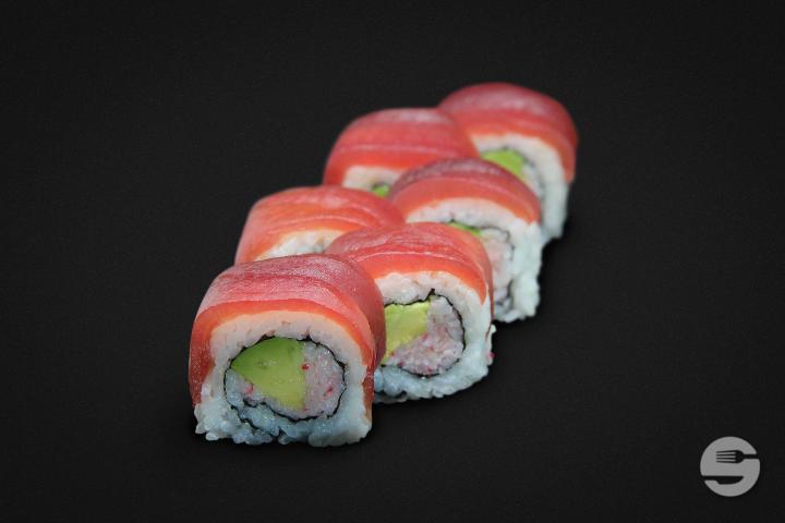 Rainbow Rolls Tuna, Surimi & Avocado - Ajito Sushi