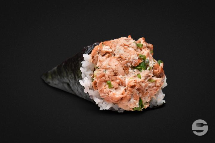 Cooked Tuna & Avocado Temaki - Ajito Sushi