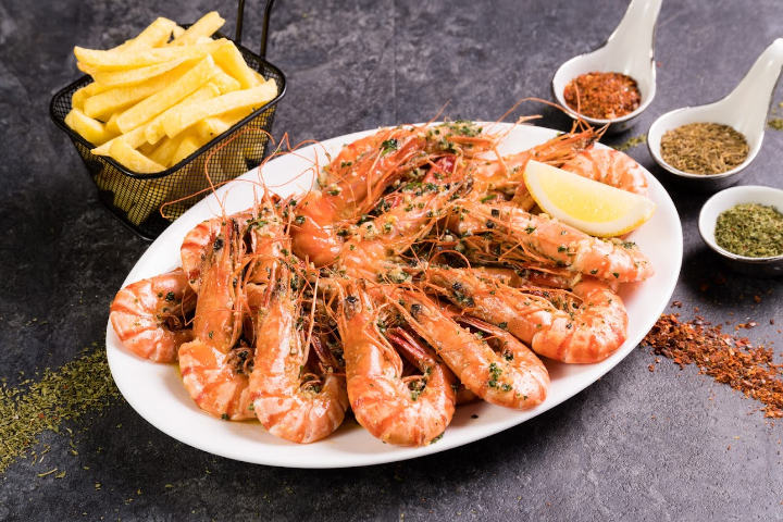Gambas 800 gr - Café des Charmilles