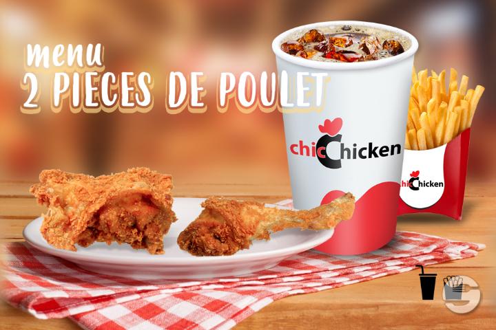 2 pieces Menu - ChicChicken