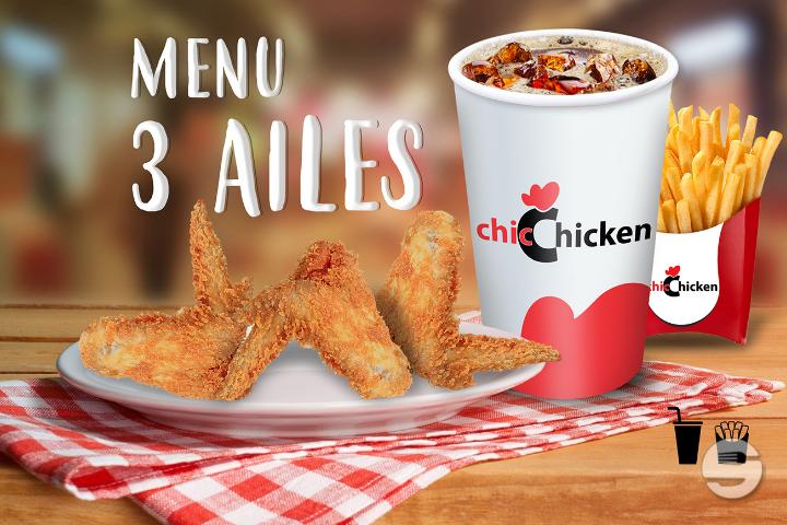 3 wings Menu - ChicChicken