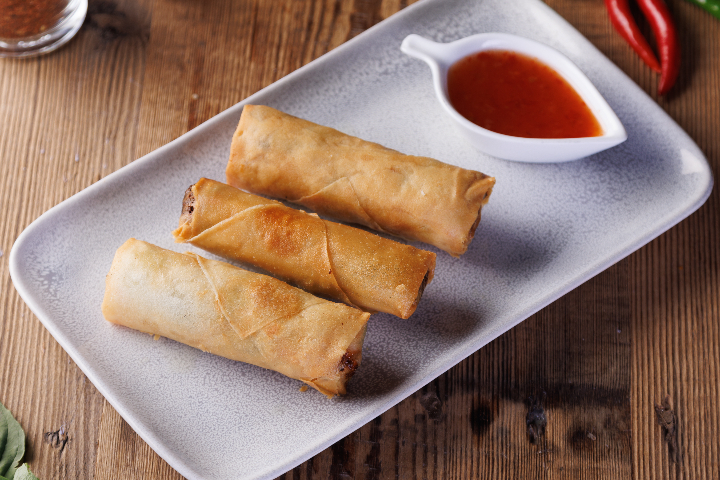 202. Rouleaux de Printemps au Poulet - Manira Wokshop