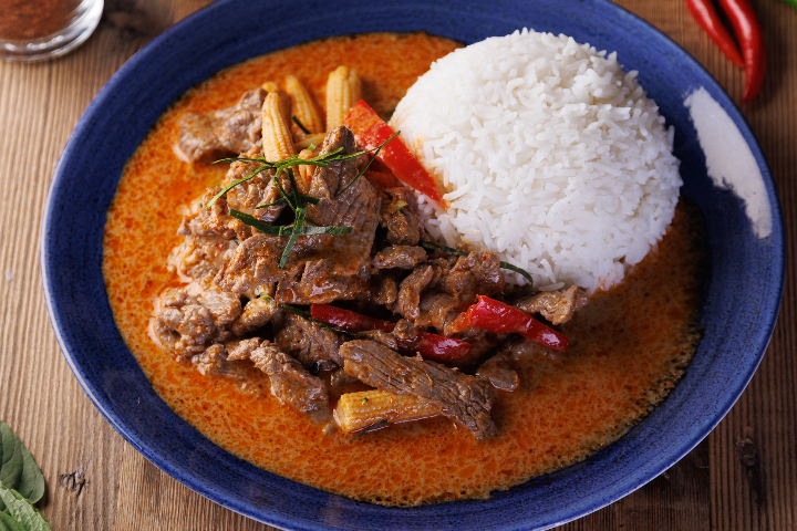 137. Émincé de Bœuf au Curry Panang - Manira Wokshop