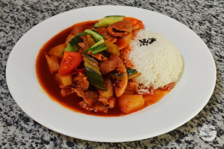 106. Sliced Pork with Sweet and Sour Sauce - Manira Wokshop