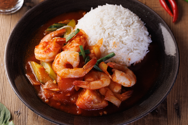 163. Crevettes à la Sauce Aigre-Douce - Manira Wokshop