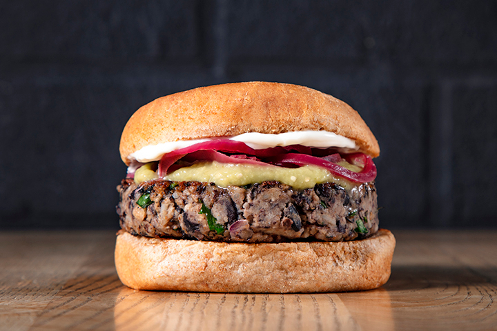 The Veggie Burger - Black Tap - Craft Burgers & Beer