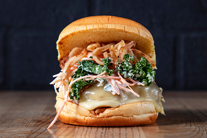 The Smoked House Turkey Burger - Black Tap - Craft Burgers & Beer