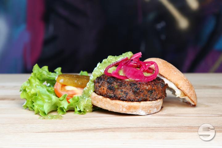 The Veggie Burger - Black Tap - Craft Burgers & Beer