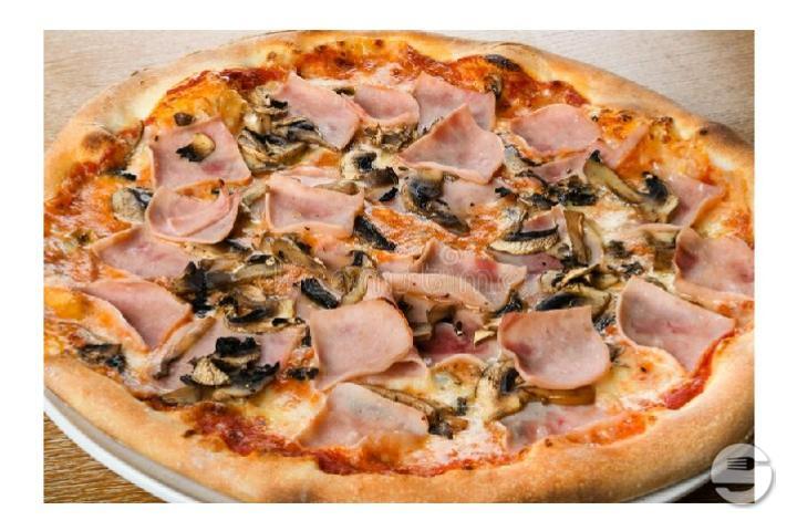 Pizza Prosciutto e Funghi - Pizza Banoo