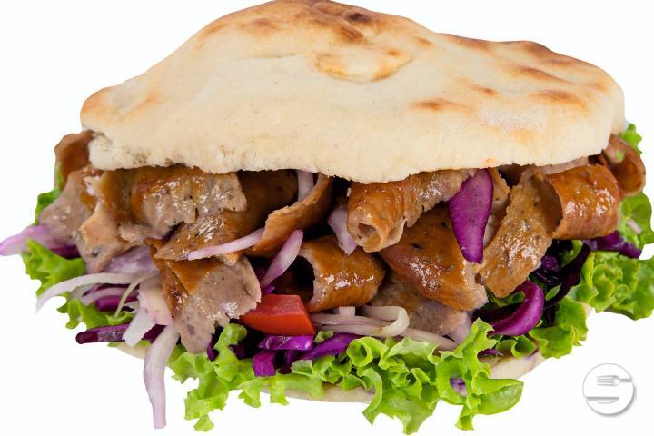 Kebab im Fladenbrot - Pizza Banoo