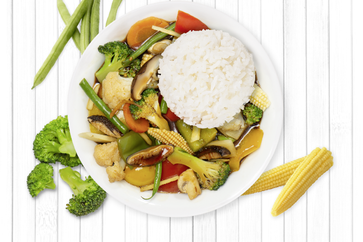 Gebratenes Gemüse mit Ingwer und Shitakepilzen - My Thai