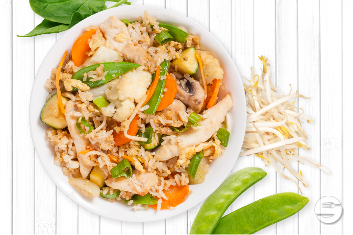 Gebratener Reis mit Pouletstreifen - My Thai