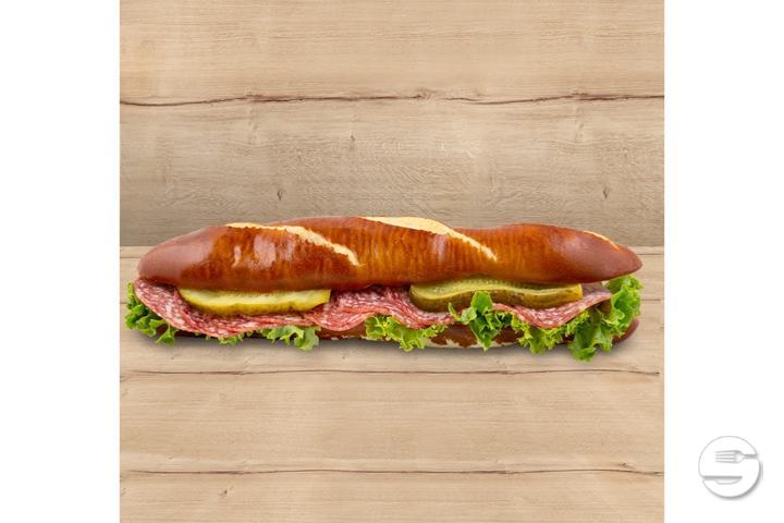 Laugenstange mit Salami - My Brezel
