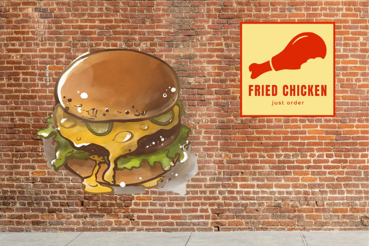 Crispy Chicken Burger - Fried Chicken