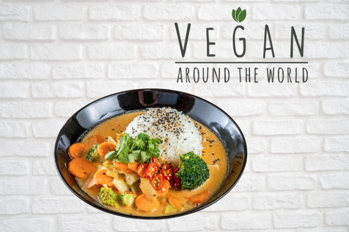 Red Curry mit Gemüse - Vegan Around The World