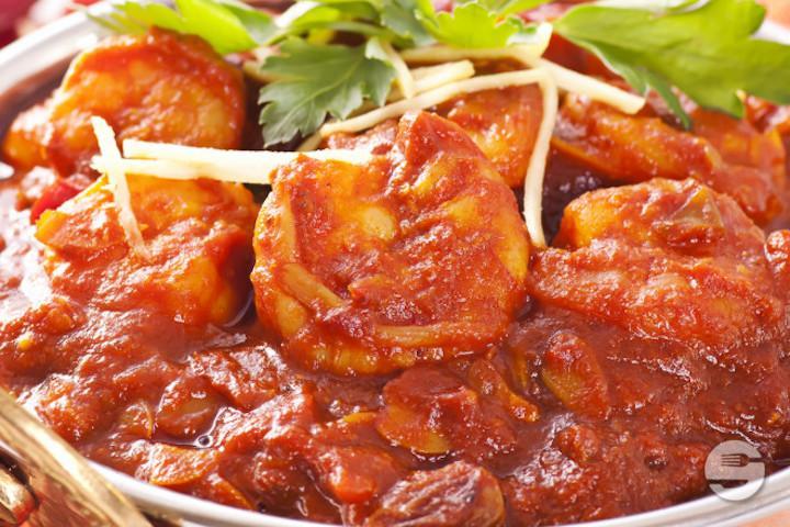 Shelled Shrimps Madras Curry - Restaurant Mahi