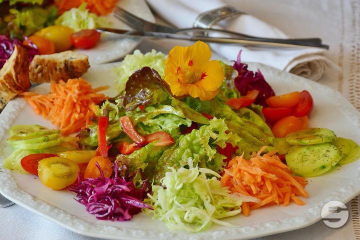 Grüner Salat - Zeit zum Pizza