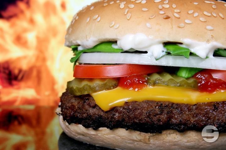 Chef Burger (scharf) - Zeit zum Pizza