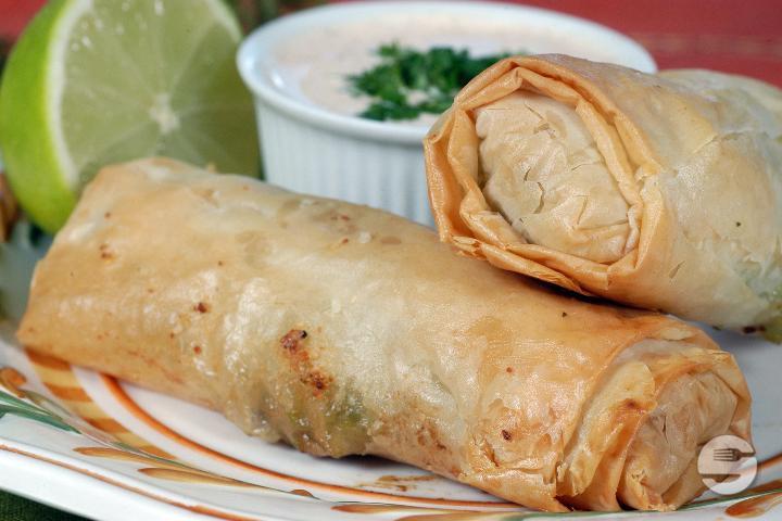 Frühlingsrollen ( vegetarisch) - Zeit zum Pizza