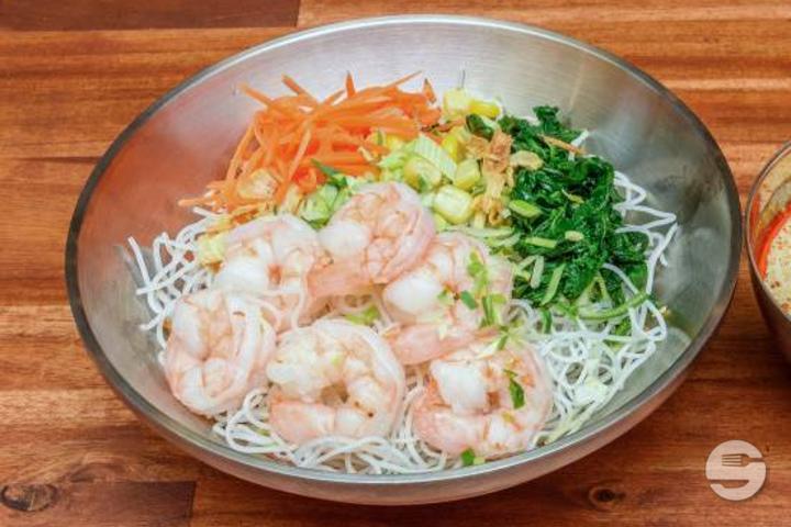 Shrimp Noodles, Homemade Sauce - Noodles Bar