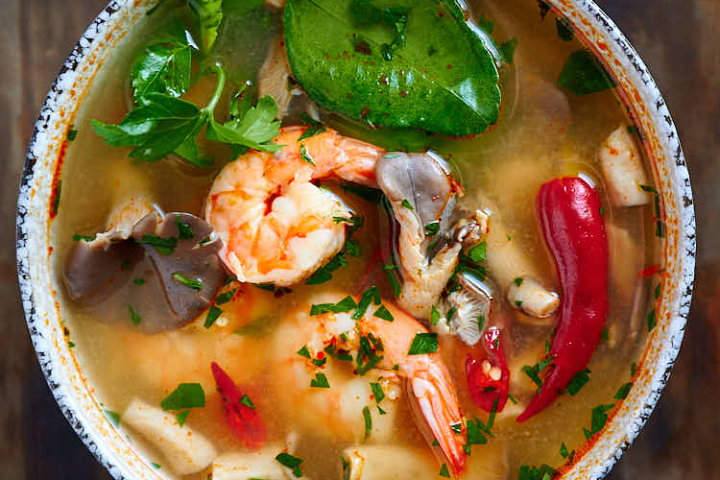 Tom Yang Kung Soup - Fu Ji Restaurant
