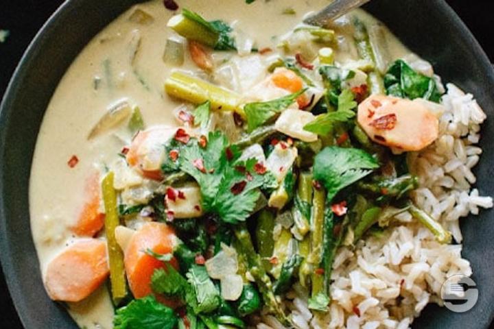 Green Curry Vegetables - Tamnanthai