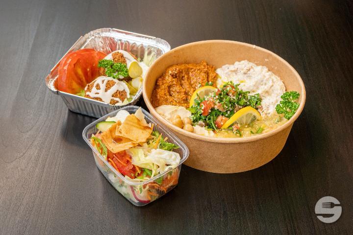 Mezze Teller Vegetarisch - Fattoush