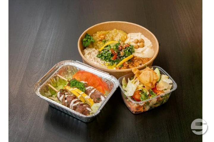 Mezze Teller Fleischmix - Fattoush