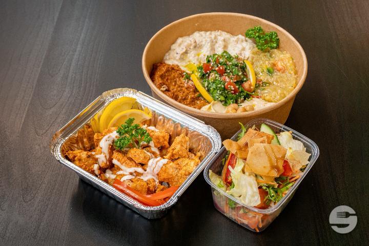 Mezze Teller Schisch - Fattoush